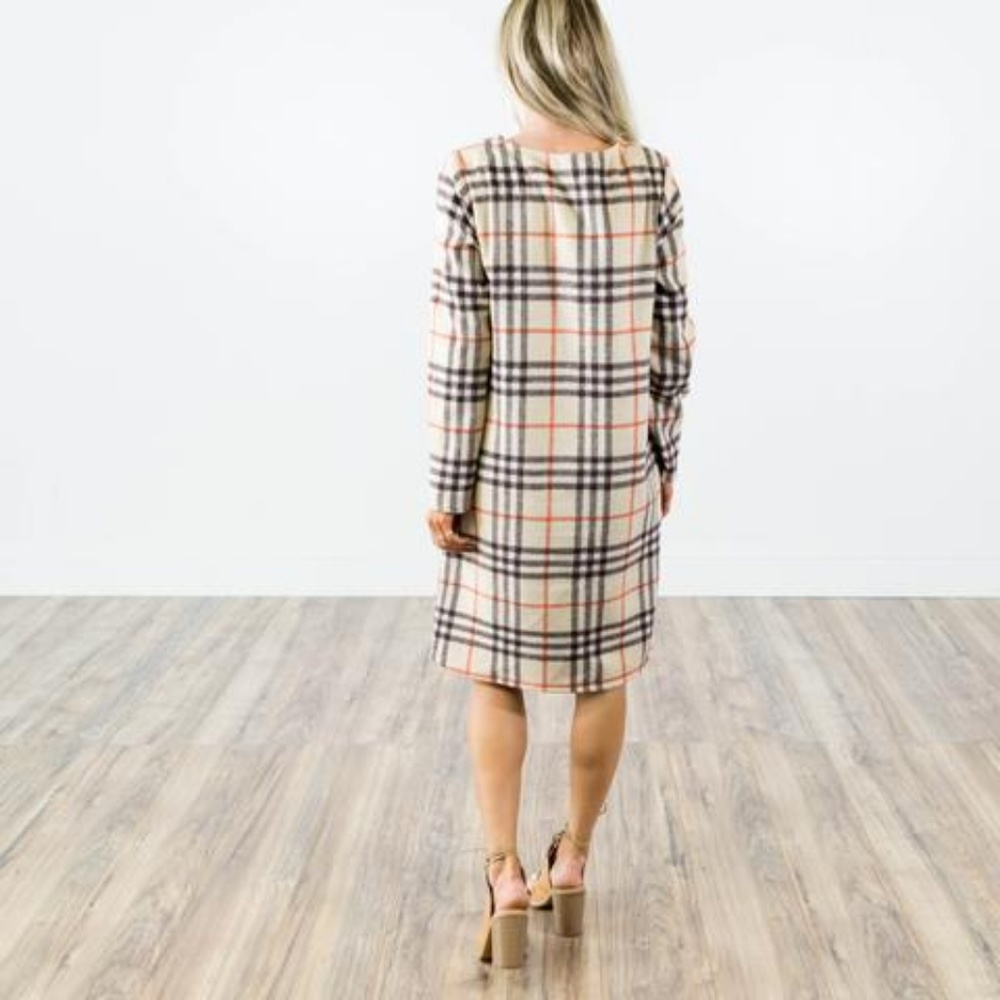 Fall Print Dress - Picture 2 of 3